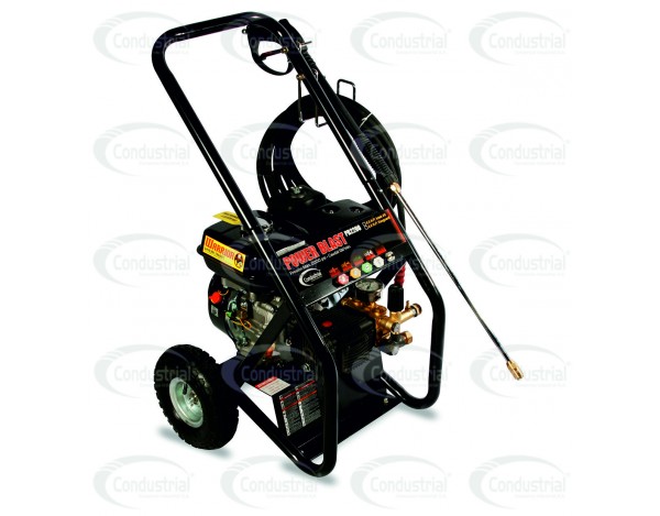 hidrolavadora POWERBLAST  PB-2200-6.5WGcon motor  a gasolina de 6.5HP.