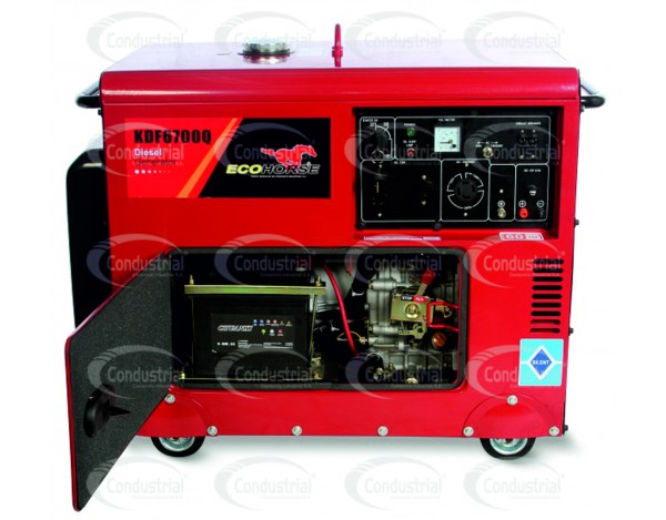 PLANTA ELECTRICA DIESEL - ECOHORSE - KDF6700Q