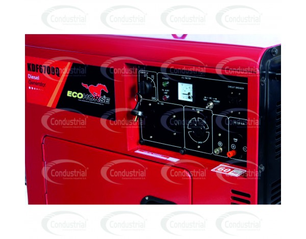 PLANTA ELECTRICA DIESEL - ECOHORSE - KDF6700Q