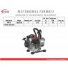 MOTOBOMBA A GASOLINA AUTOCEBANTE - FARMATE - WP-10