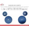 DISCO LASER DE CORTE PARA CONCRETO CURADO/REFORZADO WARRIOR 26-402