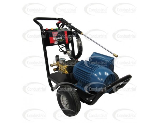 hidrolavadora POWERBLAST  PB-2500-5M con motor electrico de 5HP.