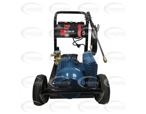hidrolavadora POWERBLAST  PB-2500-5M con motor electrico de 5HP.