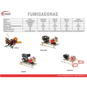 FUMIGADORA ESTACIONARIA DIESEL - CONDUSTRIAL - FE30-6D