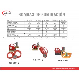 BOMBA DE FUMIGACION - CONDUSTRIAL - OS-22B1N