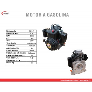 MOTOR A GASOLINA WARRIOR DK149
