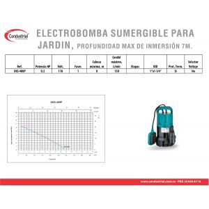 ELECTROBOMBA SUMERGIBLE XKS-400P