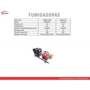 FUMIGADORA ESTACIONARIA  FE30R-6.5K