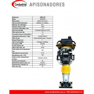 APISONADOR A GASOLINA RM75DK
