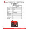 PLANTA ELECTRICA A GASOLINA WARRIOR PREMIUM R1200IP