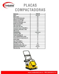 PLACA COMPACTADORA WARRIOR PREMIUM C95T-SM