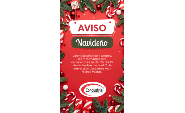 CIERRE POR TEMPORADA DE VACACIONES